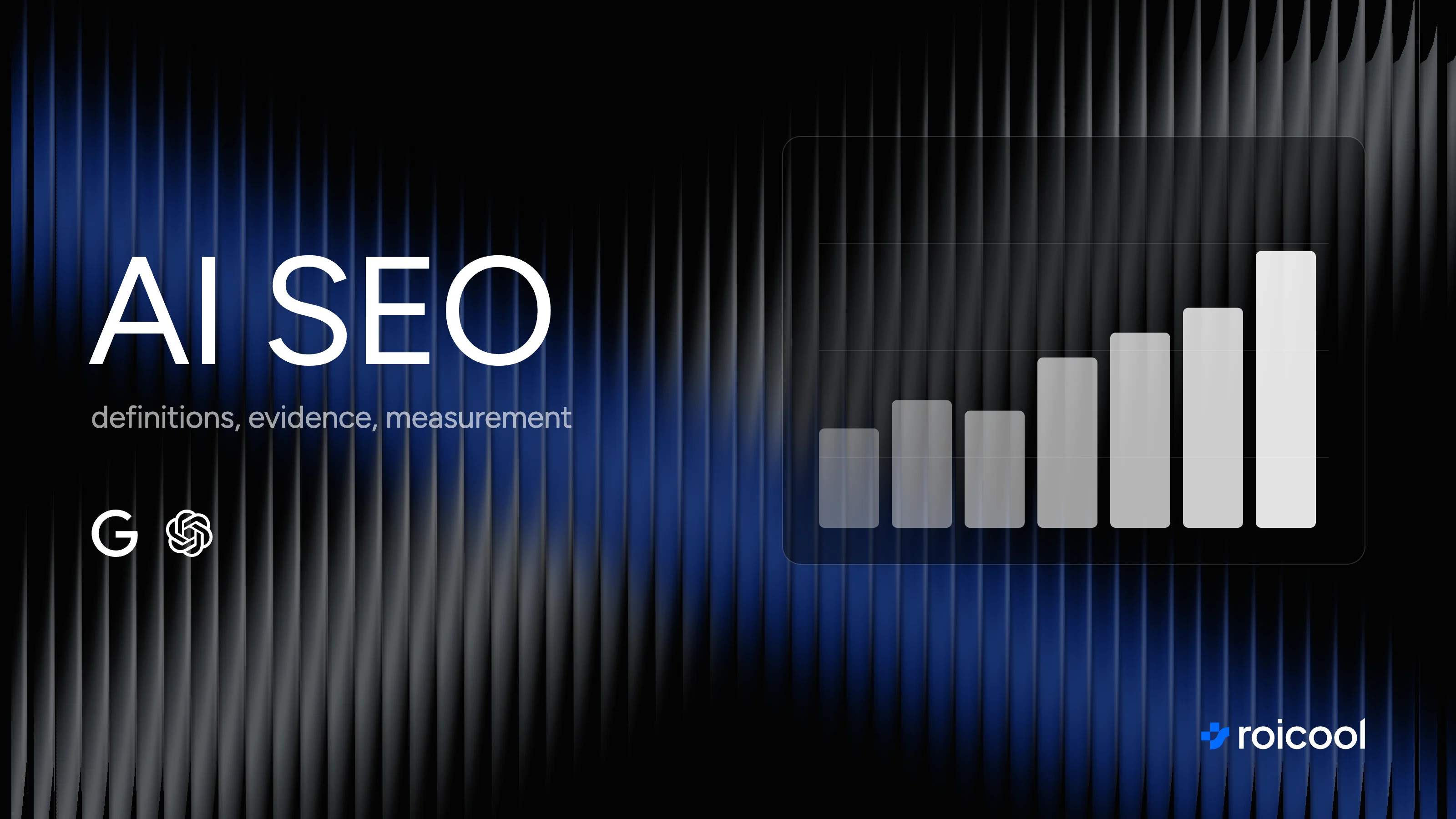 Cover of the article What Is AI SEO: the words AI SEO with the Google and ChatGPT logos