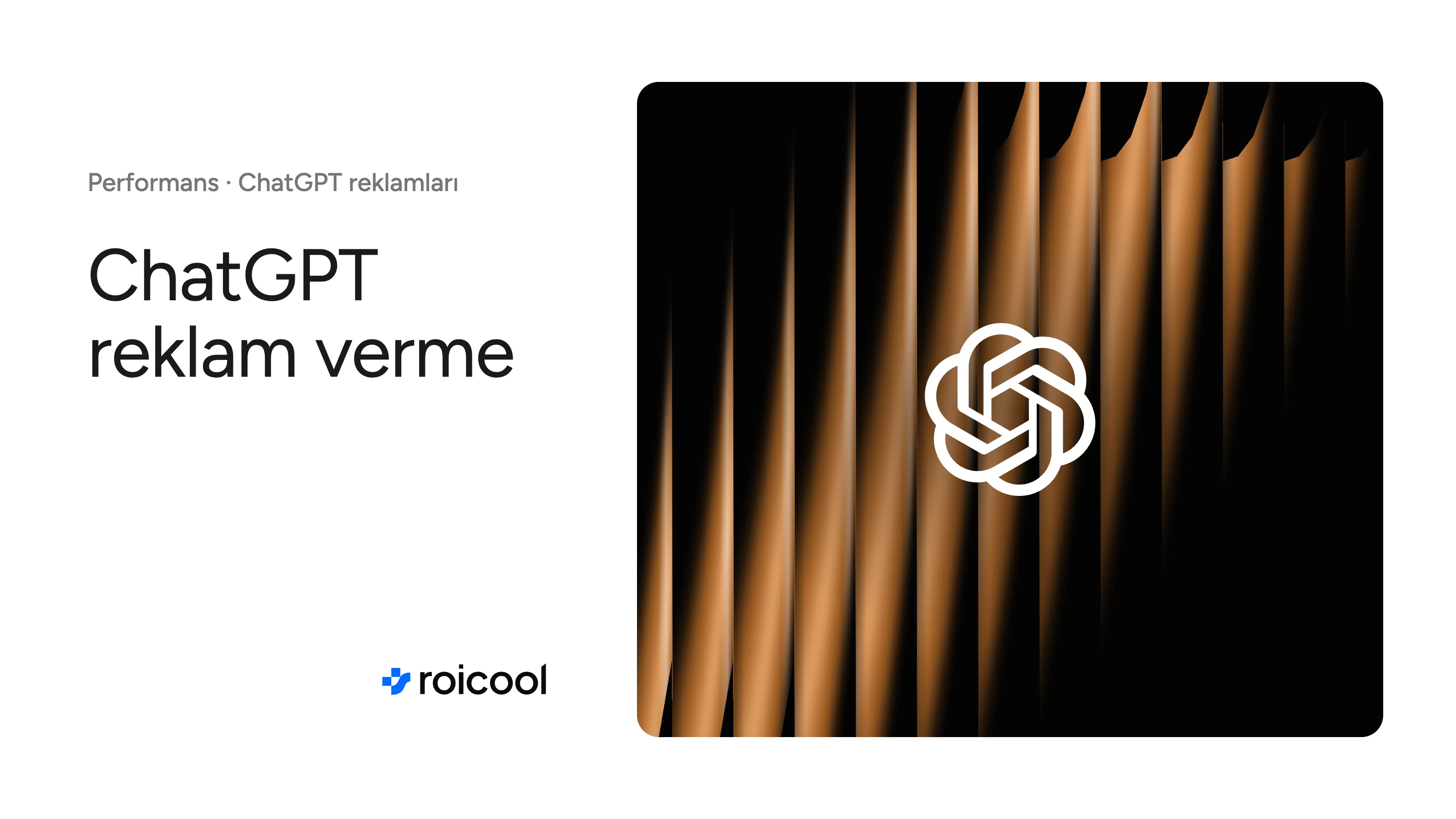 ChatGPT reklam verme yazısının kapağı: OpenAI logosu