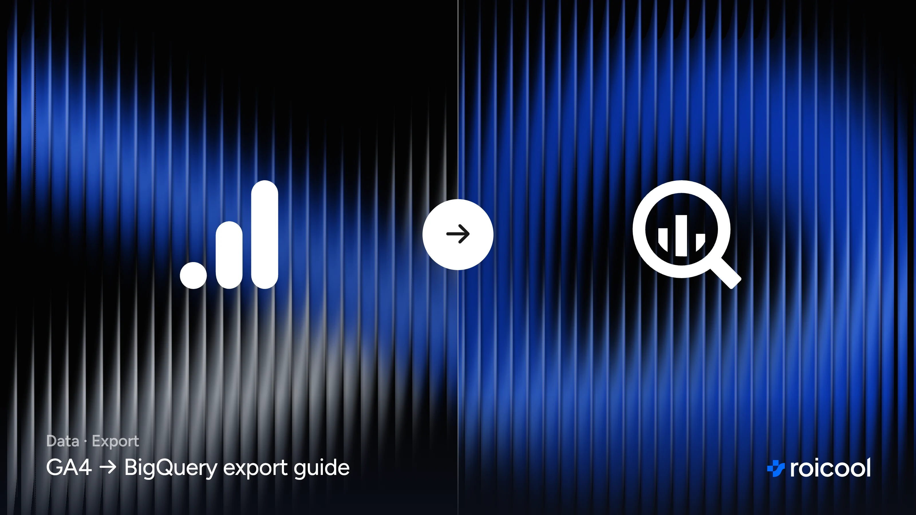 GA4 BigQuery export guide: the GA4 and BigQuery logos