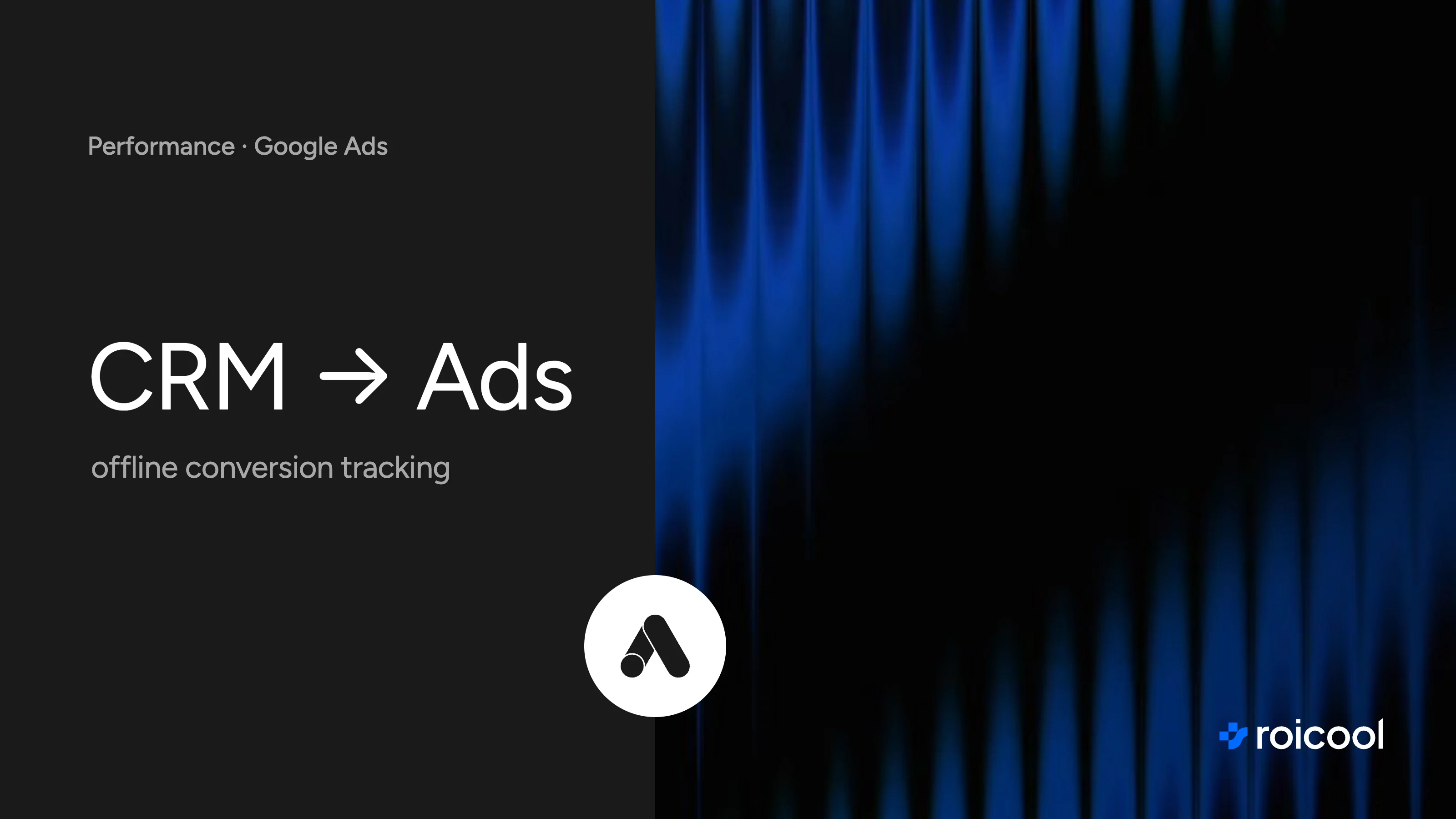 Google Ads offline conversion tracking: cover with the Google Ads logo