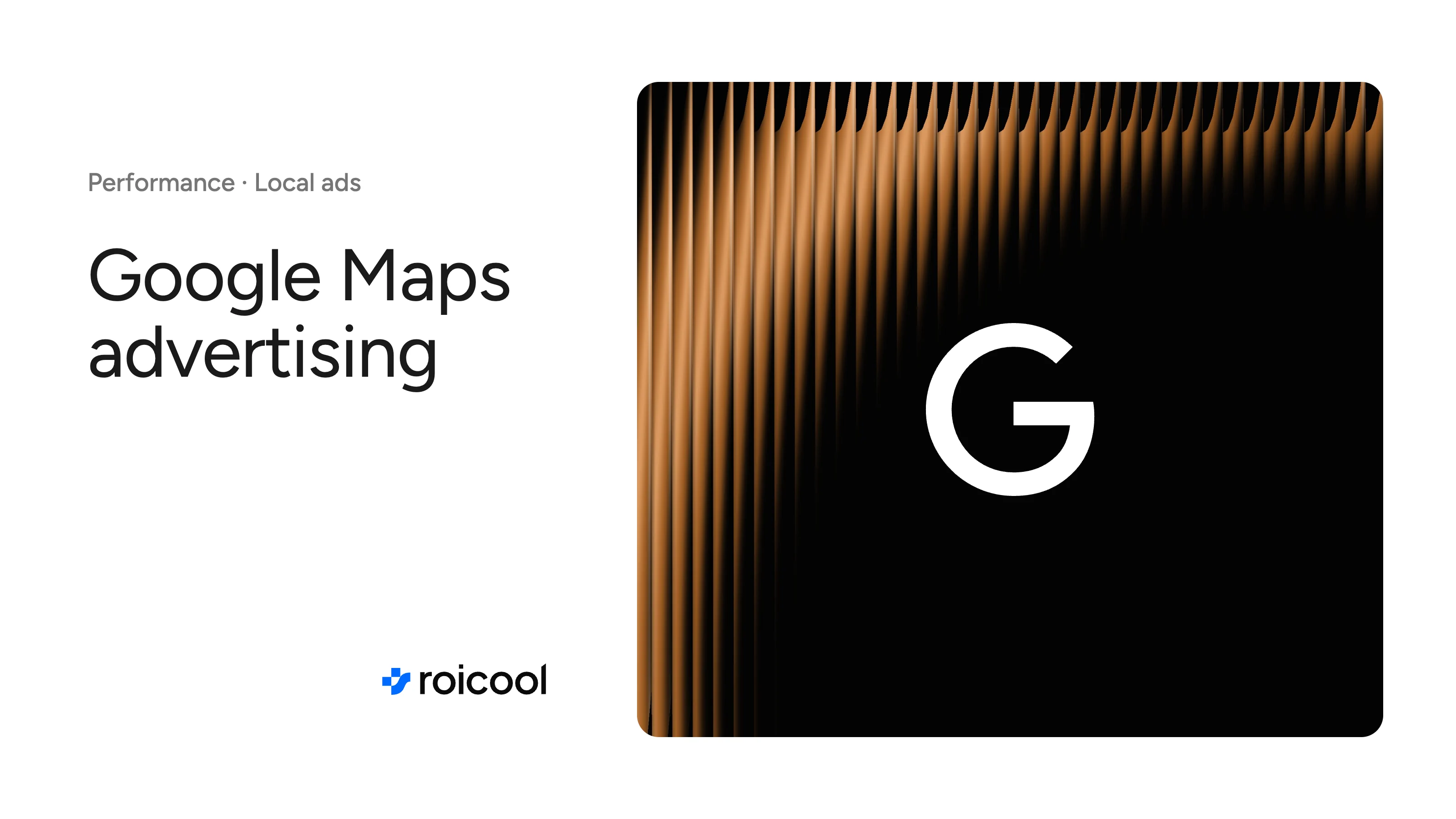 Google Maps advertising: the Google logo