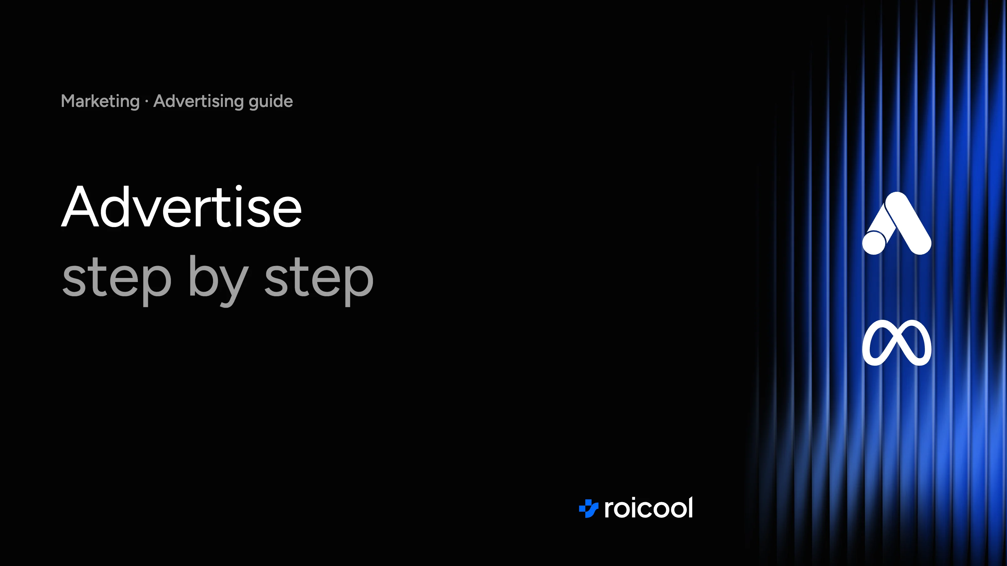 How to advertise, step by step: the Google Ads and Meta logos