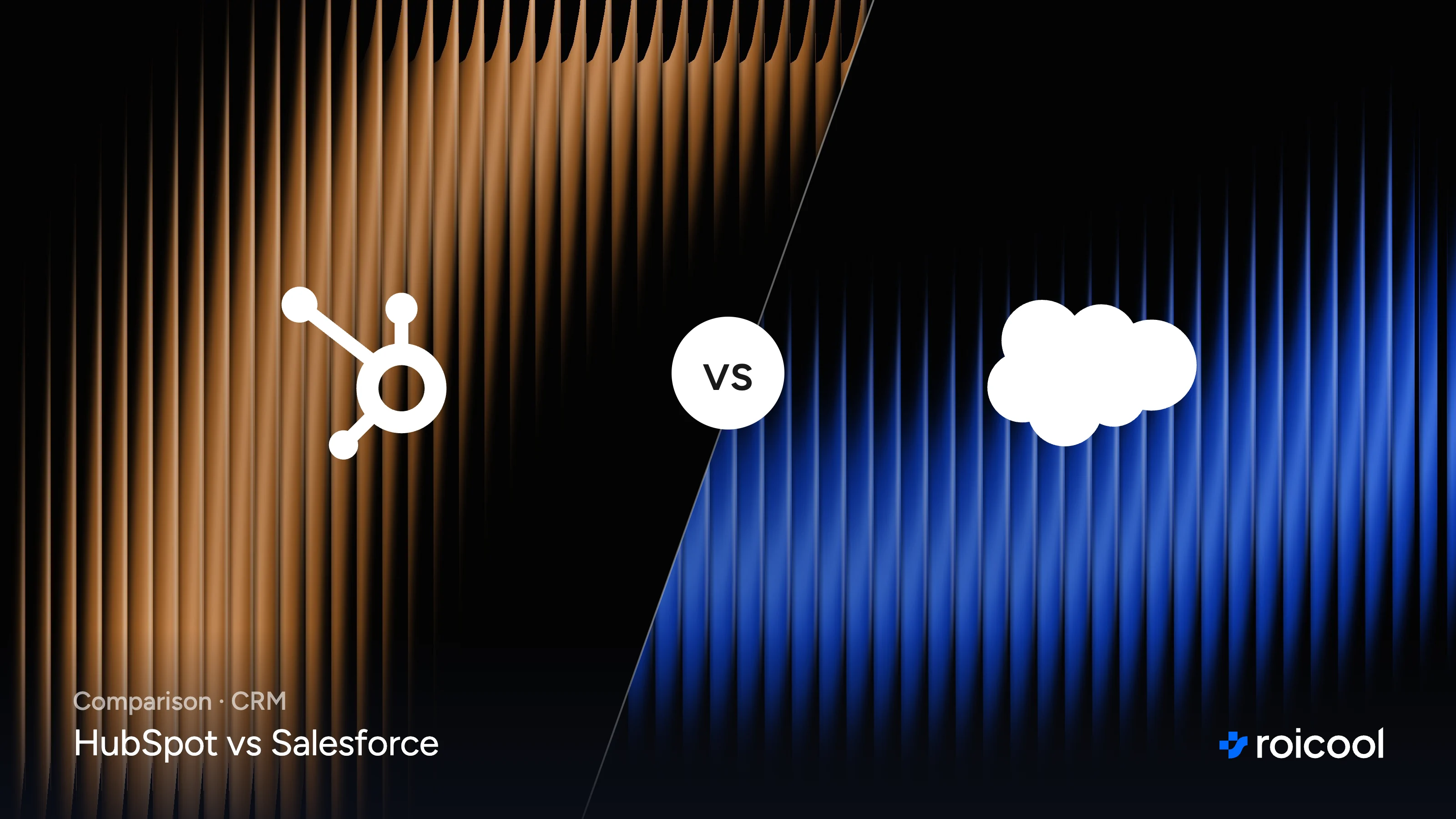 HubSpot vs Salesforce: the HubSpot and Salesforce logos