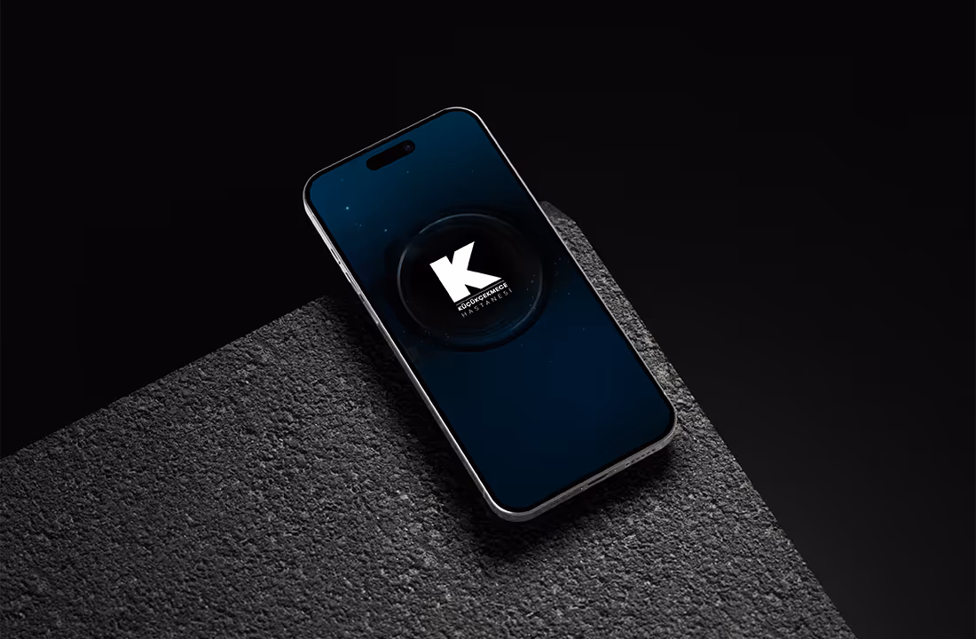 Küçükçekmece Hastanesi logosu, telefon ekranında