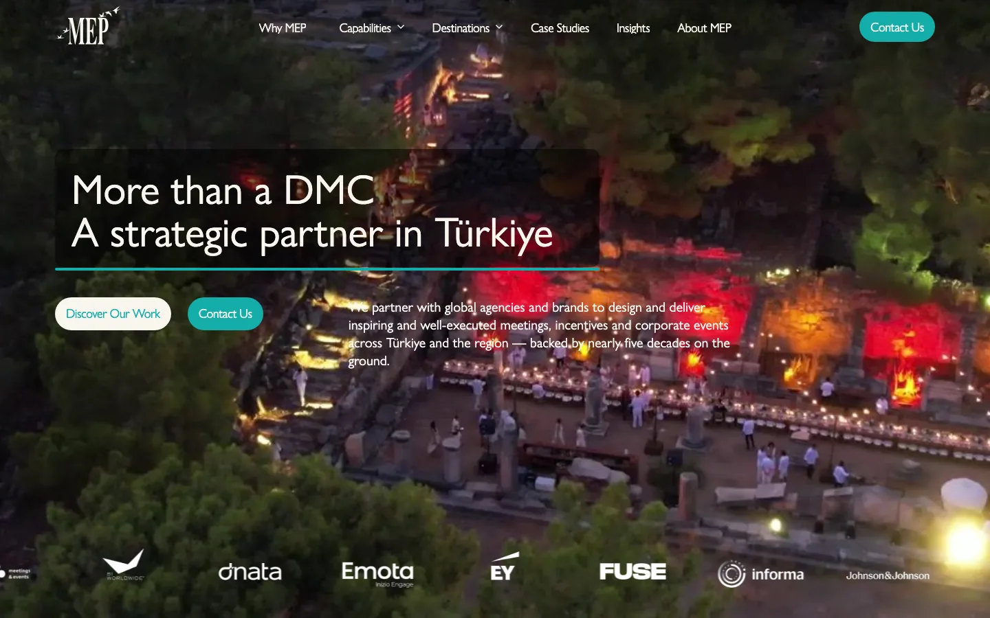 MEP DMC web sitesinin ekran görüntüsü