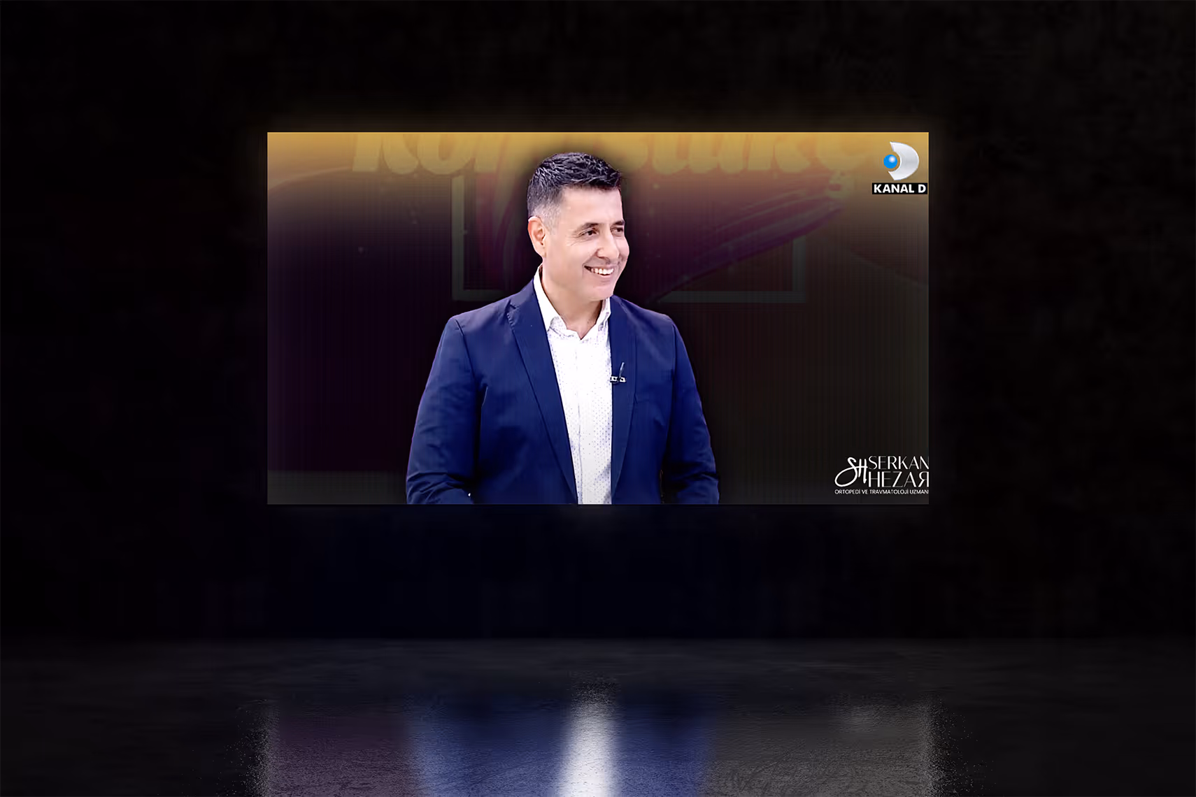 A still of Op. Dr. Serkan Hezar from a television programme