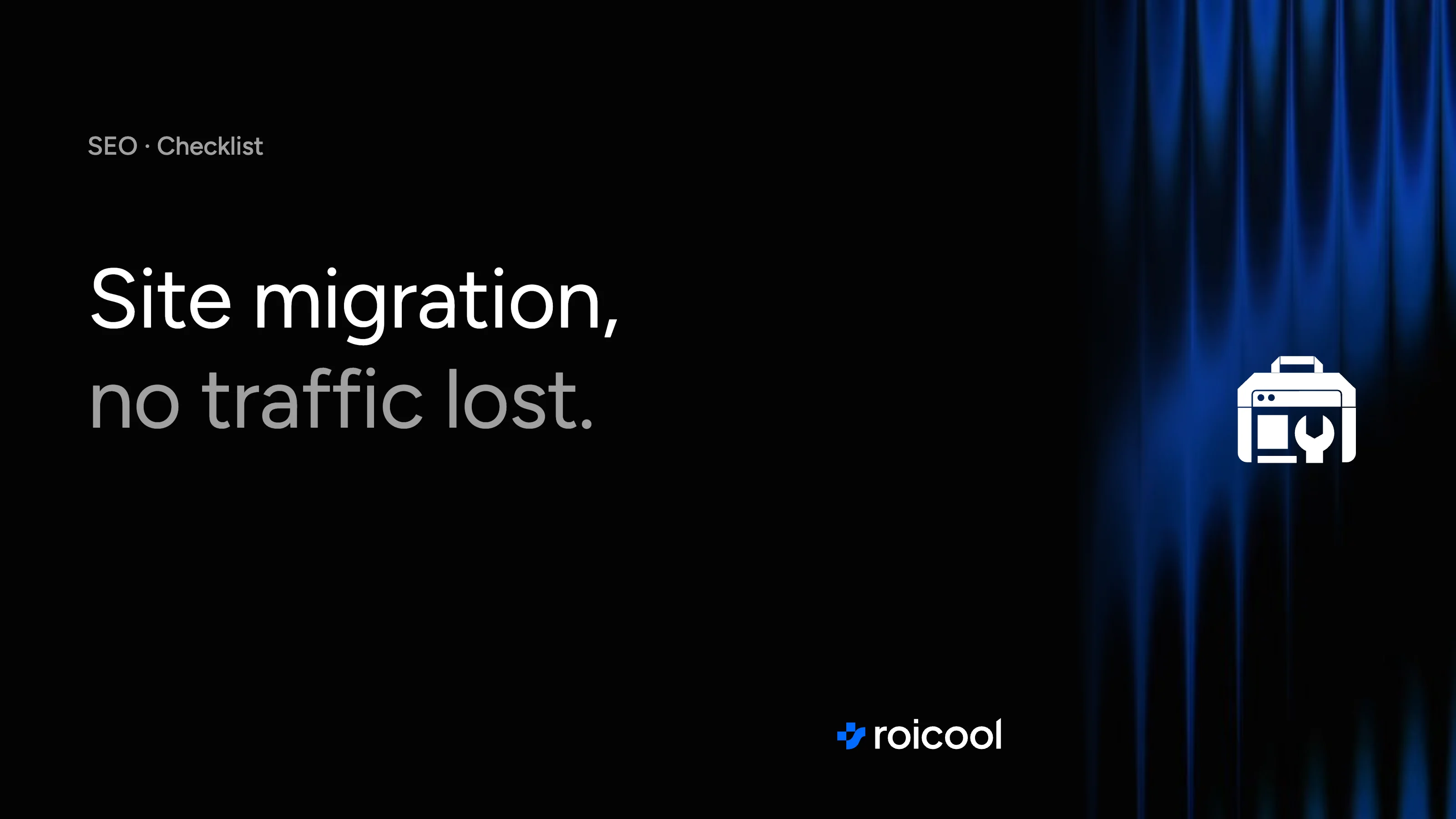 Website migration SEO checklist: cover with the Search Console logo
