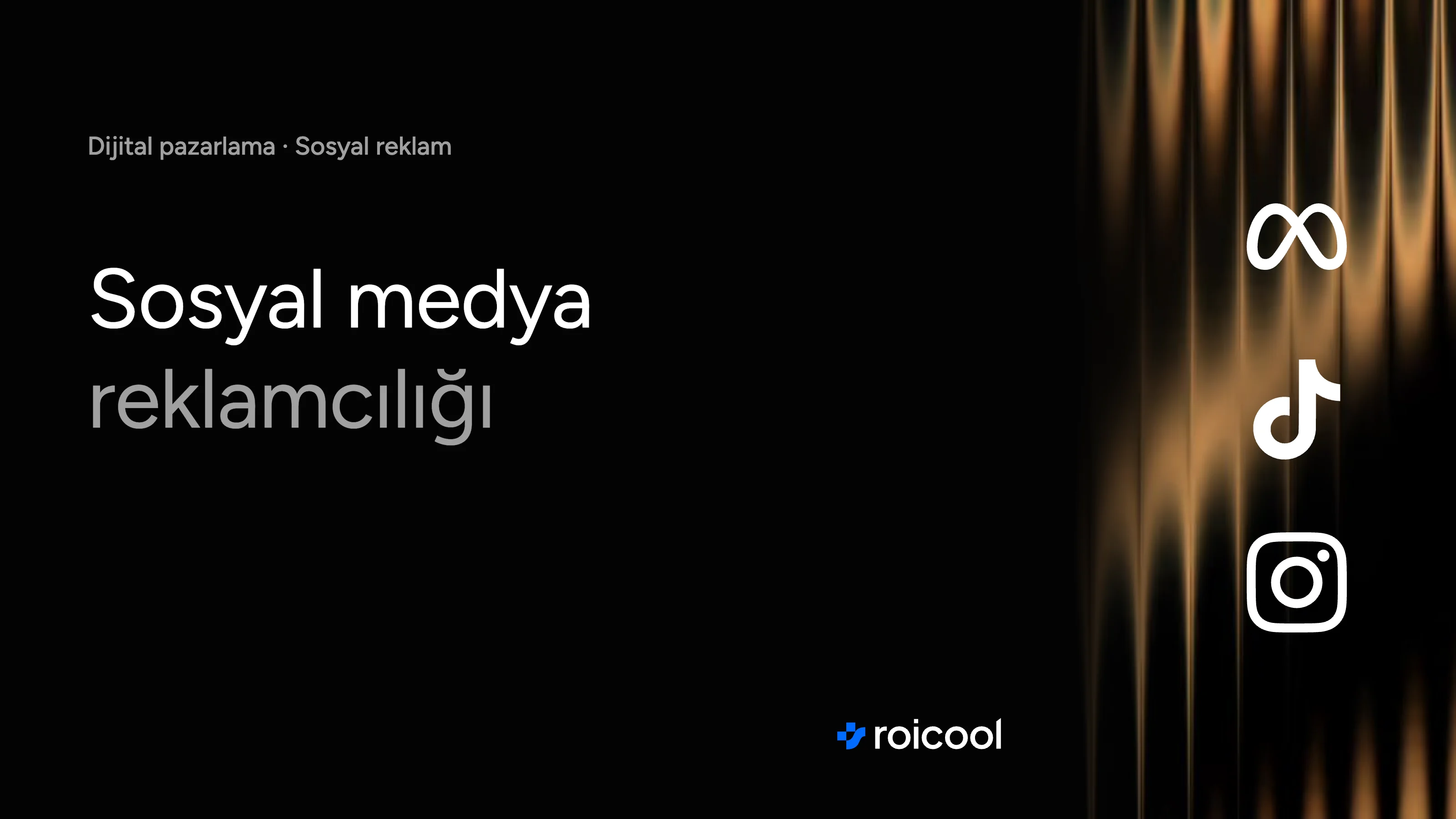 Sosyal medya reklamcılığı yazısının kapağı: Meta, TikTok ve Instagram logoları