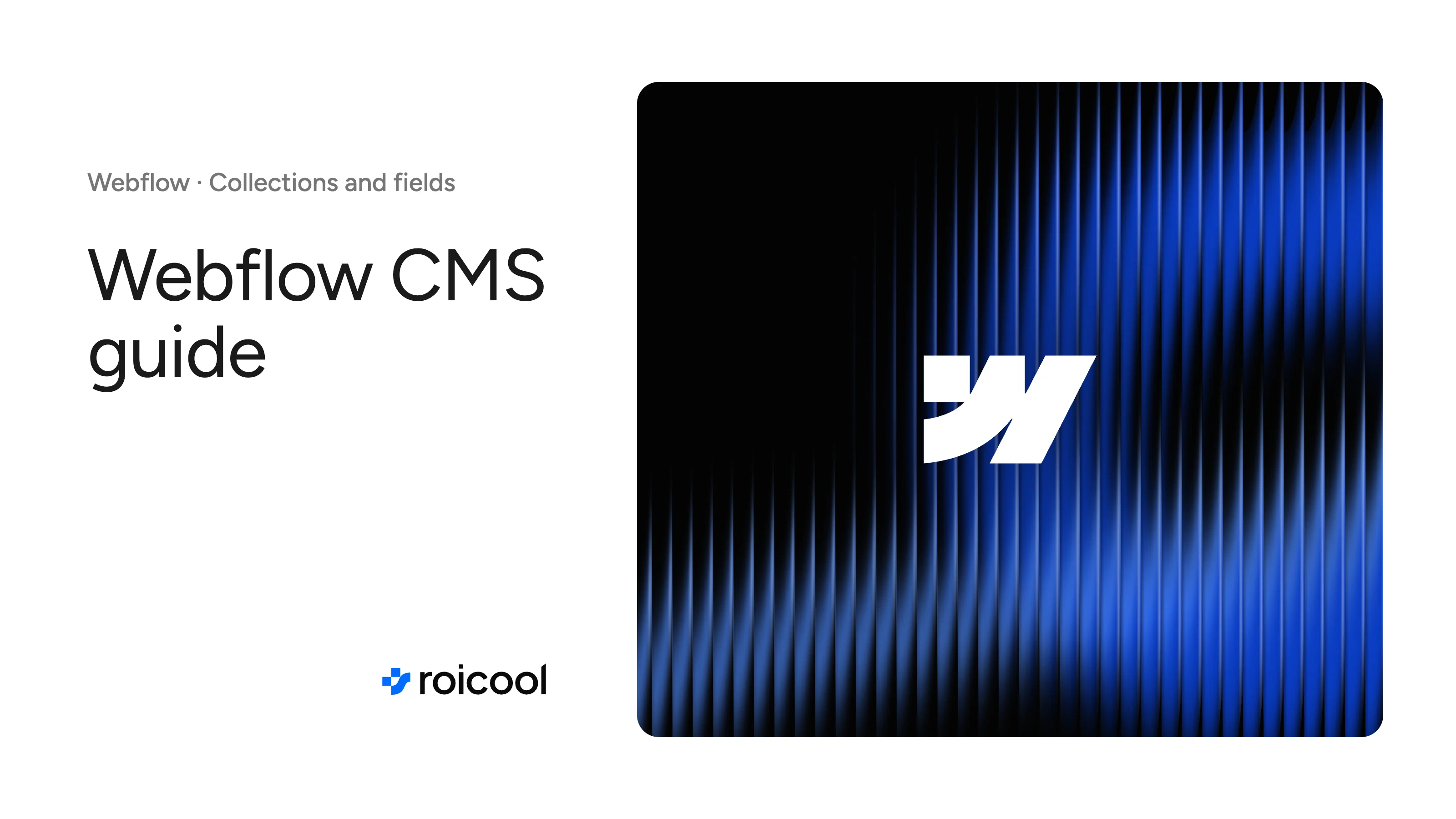 Webflow CMS guide: the Webflow logo