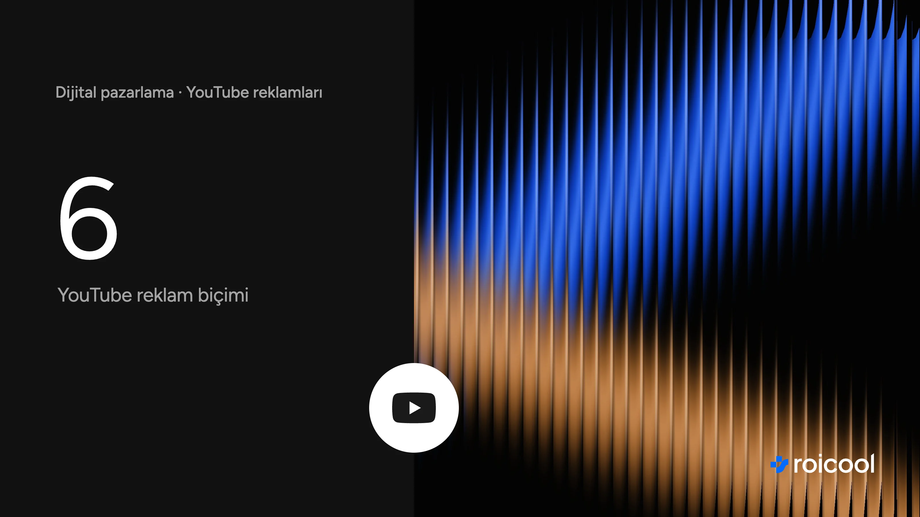 YouTube reklam verme yazısının kapağı: 6 reklam biçimi ve YouTube logosu
