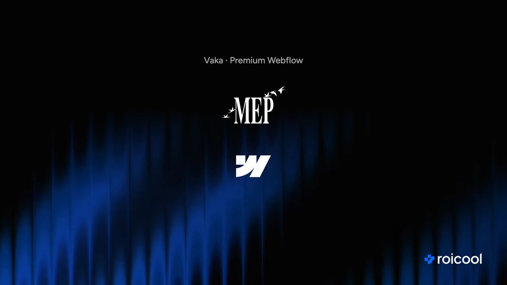 MEP DMC vaka kapağı: premium Webflow showcase